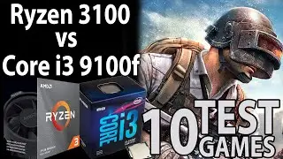 Test Ryzen 3100 vs Core i3 9100F in games with RTX 2080 OC