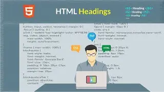 HTML Headings H1 to H6  - HTML tutorial for beginner