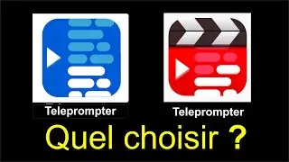 Téléprompteur Teleprompter texte et vidéo, quoi choisir