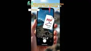 📸✨ Effortlessly Convert Photos to PDF on Your iPhone! 📄💡#iPhoneTips #pdfconversion