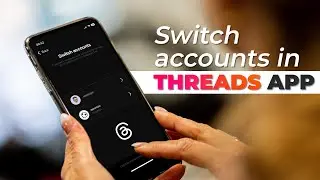 How to switch accounts in Threads app