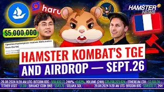 SEC vs. OpenSea, Durov out on bail, Hamster Kombat airdrop set for Sept. 26 ⚡️ Hamster News