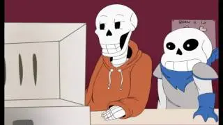 Underswap Animation RUS DUB| Sans & Papyrus Reaction To UNDERTAIL