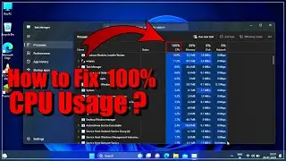 How TO Fix 100% CPU Usage ? | Window 10 & 11 ( 2023 )