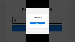 Enter password 