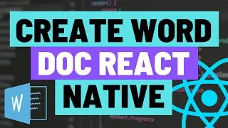 Generate a Word (docx) Document and Save to Files from Expo React Native App Using docx npm Package