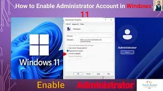 How To Enable Administrator Account In Windows 11 | Techno Analyst RD