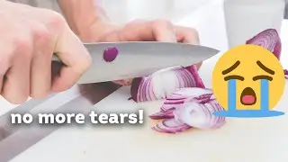 Stop CRYING from CUTTING ONIONS! | Food Hacks Ep. 2