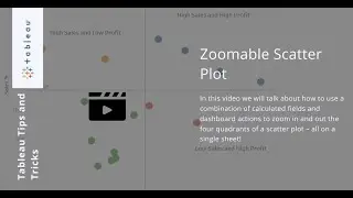 Tableau Tips and Tricks - How to create the Zoomable Scatter Plot
