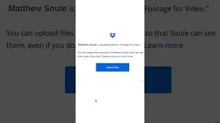 Received a Dropbox FILE REQUEST? Watch this. 