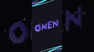 ¡Convertí a OMEN  de VALORANT en una TIPOGRAFÍA!💜