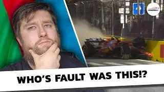 Perez v Sainz - Who's to Blame for Their Baku F1 Crash? [F1 Analysis]