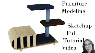 Furniture Modeling in SketchUp || Full Tutorial