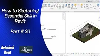 How to Sketching - Essential Skill in Revit | Part 20 | #revitproject #revit #autocadarchitecture