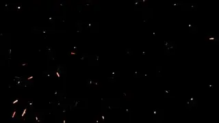 Green Screen and Black Screen Flying Embers / Sparks / Particles video effects