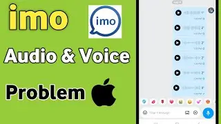 iPhone | Fix imo Voice message Problem | Voice Notes Problem imo