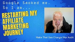 Restarting My Affiliate Marketing Journey - Make That Sea Change Site Audit