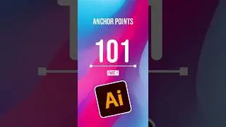 Level Up Your Skills with Anchor Points in Illustrator Part 1 #adobeillustrator #illustratortips