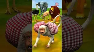 Dhokhebaaj Bandar 🐒| Hindi Moral Stories | Hindi Kahani | Animal Stories #shorts #story