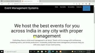 Event Management System DBMS/WT Mini Project With Source Code