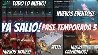 CORRE!! SALIO PASE TEMPORADA 3 Y NUEVOS EVENTOS! RECOMPENSAS GRATIS! | ONCE HUMAN en Español