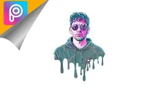 Edit Photo Dripping Effect in Picsart || PicsArt Tutorial || Picsart Editing