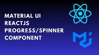 How to use material ui progress/spinner reactjs component