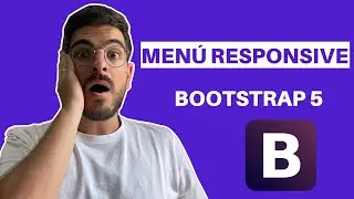 ✅ COMO hacer un MENÚ de NAVEGACIÓN RESPONSIVE y desplegable en BOOTSTRAP 5 { FÁCIL Y RÁPIDO}