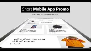 Short Mobile App Promo | After effects templates free