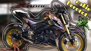 Modifikasi Velg lebar AXIO di yamaha Xabre | MSlaz Xabre Modifikasi