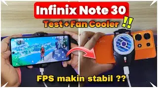 Nyobain Infinix Note 30 Pakai Fan Cooler Test Genshin Impact | Gimana Hasilnya ?