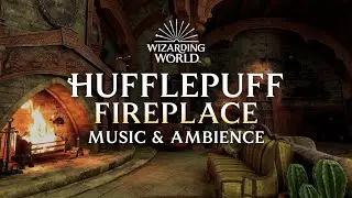 Hufflepuff Fireplace | Hogwarts Common Room Music & Ambience