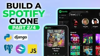 Build a Full Stack Spotify Clone: Python, Django, Tailwind & Postgres [Frontend & Database] Part 2/4