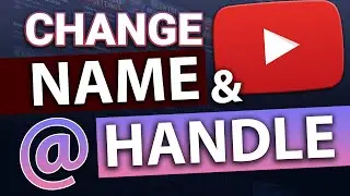 How to change your YouTube channel name and handle 2024 | Computer and Phone