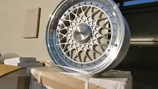 Cerchi in lega replica BBS rs della marca calibre. None del cerchio calibre vintage 7x15 et 20