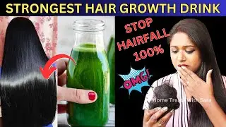 SHOCKING😱 Hair Growth Drink to Stop Hairfall | GET THICK HAIR FAST NATURALLY/ HAIR GROWTH TIPS