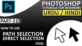 How to Use Path Selection and Direct Selection | Tool Photoshop Basic Series - 31