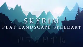 Skyrim Wallpaper | Photoshop Speed Art