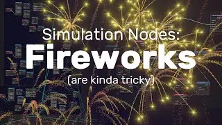 Making a firework in blender 3.6 (Geometry Nodes Tutorial)