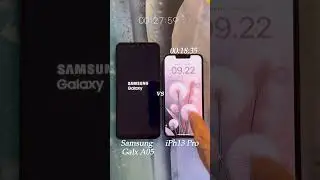 Boot Test samsung galaxy A05 Vs iPhone 13 pro