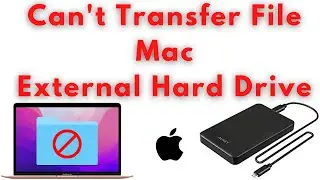 Cant Transfer Files from Mac to External Hard Drive | Unable to Copy File from Mac to Seagate Drive