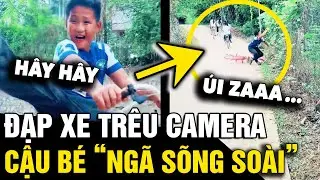 Thấy camera chạy bằng cơm 'ĐANG QUAY HÌNH', cậu bé có màn chào hỏi đầy ĐAU THƯƠNG | Tin Nhanh 3 Phút