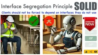 Interface Segregation Principle | ISP Violation | SOLID principles - Part 4