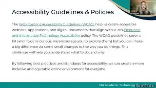 Digital Accessibility for Public Facing Student Projects