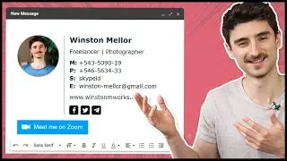 Create an Email Signature for Gmail & Google Workspace (Images, Social Icons & Logo)