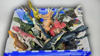 HUGE Jurassic World Dino Tracker and Roar Attack Bin | Diabloceratops, Stegosaurus, and More!