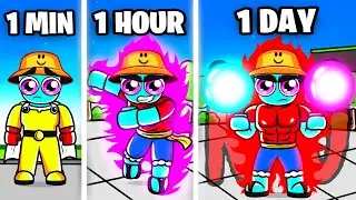 1 Minute vs 1 Hour vs 1 Day in The Strongest Battlegrounds