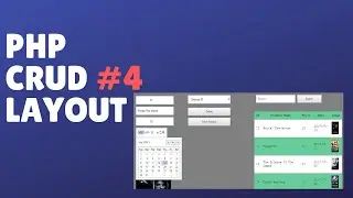 PHP And MySQL CRUD (Insert,Update,Delete) Tutorial - PART 4   LAYOUT