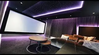 take me to the stars: Design Wohn-Heimkino mit DSP, Laser, Atmos als konsequent umgesetztes Konzept