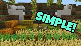 Auto Bonemeal Farm Minecraft 1.20! (Bedrock + Java)